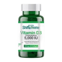 Vitamin D3 5000IU Shiffa Home 60 caps